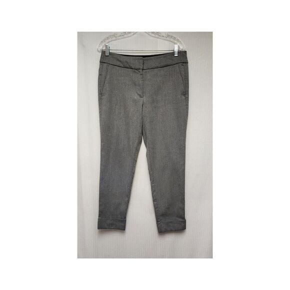 Ann Taylor Loft Women's Skinny Cuff Hem Dress Pants Size 6 Color Gray - Picture 3 of 11